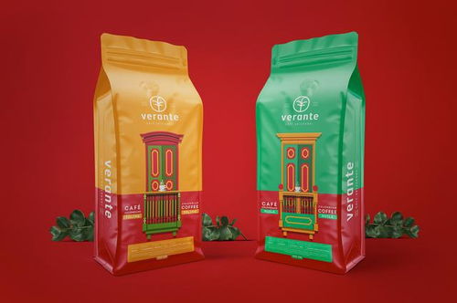 手工咖啡品牌及包装设计,新颖并带有异国风情